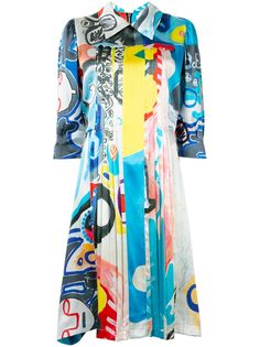 Charles Jeffrey Loverboy платье с абстрактным принтом