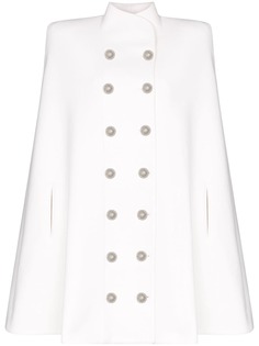 Balmain двубортный кейп