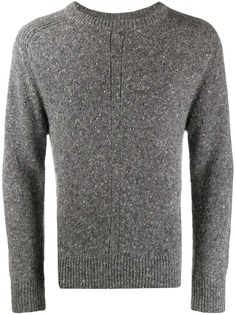 Thom Browne пуловер с круглым вырезом и полосками RWB вязки интарсия