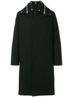 Givenchy пальто с молнией на воротнике