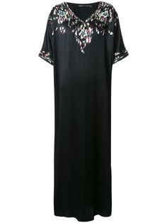 Josie Natori Couture платье-туника Suzani