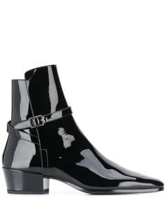 Saint Laurent ботинки с ремешком на пряжке