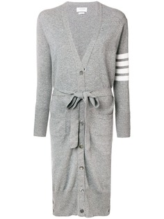 Thom Browne удлиненный кардиган мешковатого кроя