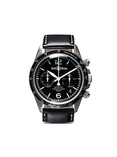 Bell & Ross часы BR V2-94 Black Steel Chronograph