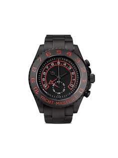 MAD Paris кастомизированные наручные часы Rolex Yachtmaster II Noir 44 мм