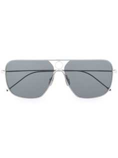 Thom Browne Eyewear солнцезащитные очки в прямоугольной оправе