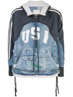 Greg Lauren джемпер на молнии