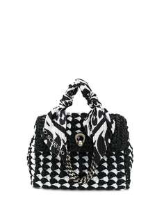 Ermanno Scervino сумка-тоут с декоративным платком на ручке