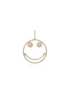 Rosa de la Cruz золотая подвеска Smiley с бриллиантами