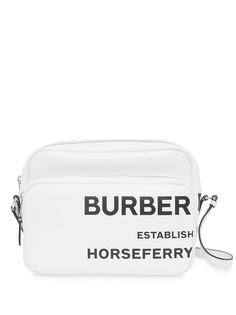 Burberry каркасная сумка с принтом Horseferry