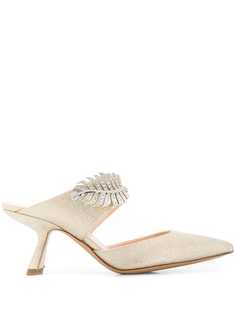 Nicholas Kirkwood мюли Monstera с люрексом