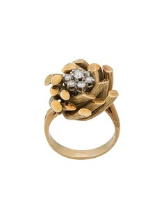 Katheleys Vintage кольцо Gubelin 1970-х годов из желтого золота с бриллиантами