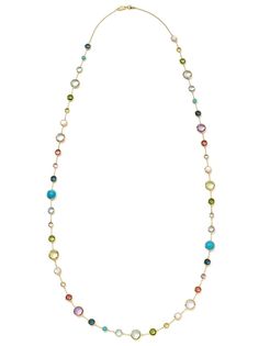 IPPOLITA колье Lollipop Lollitini из желтого золота с камнями