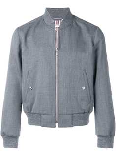 Thom Browne куртка с отделкой в рубчик
