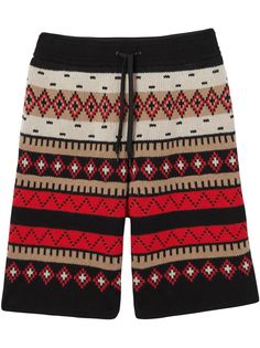 Burberry шорты с узором