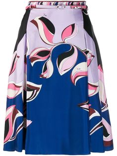 Emilio Pucci юбка А-силуэта с принтом