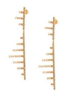 Eva Fehren 18kt rose gold Axis diamond earrings