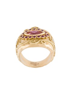 Aurelie Bidermann кольцо Cashmere с рубеллитом, бриллиантами и рубинами