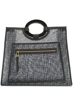 Fendi сумка-тоут с логотипом FF