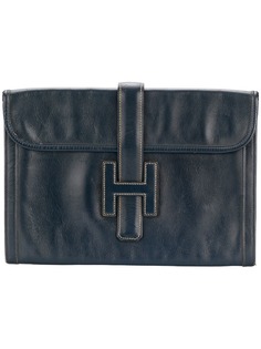 Hermès клатч с ремешком с логотипом Jige Hermes