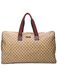 Gucci Pre-Owned дорожная сумка с узором GG Supreme
