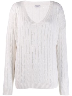 Brunello Cucinelli джемпер с V-образным вырезом
