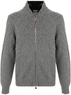 Kiton фактурный кардиган