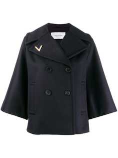 Valentino пальто с расклешенными рукавами
