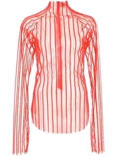 Paula Knorr бархатный топ в полоску