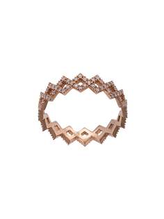 Eva Fehren кольцо Rex из розового золота с бриллиантами