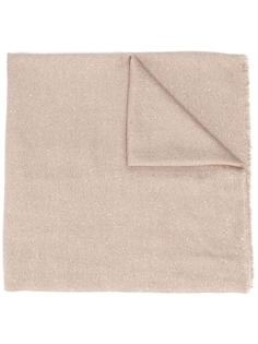 Brunello Cucinelli шарф с бахромой