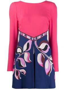 Emilio Pucci платье мини с завязками сзади