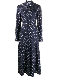 Gabriela Hearst платье рубашка с узором в горох