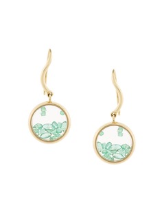 Aurelie Bidermann серьги Chivoir с изумрудами