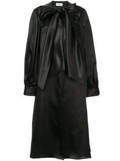 Isabel Sanchis coatdress with poet sleeves