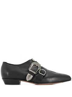 PAUL SMITH туфли на молнии с пряжками