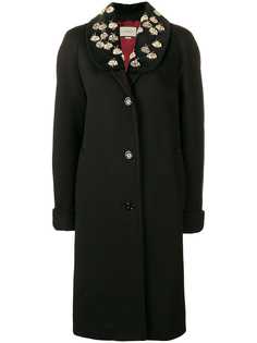 Gucci декорированное пальто