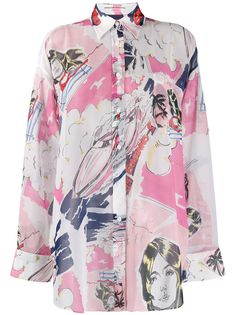 Ermanno Scervino рубашка с принтом