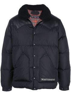 Mastermind Japan пуховик со вставками