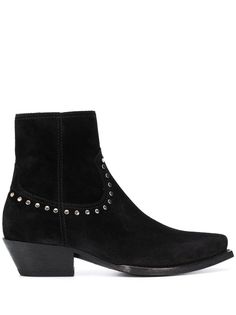 Saint Laurent ботинки Lukas с заклепками