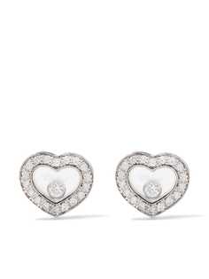 Chopard серьги Happy Diamonds Icons из белого золота с бриллиантами