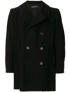 Issey Miyake Pre-Owned короткое двубортное пальто