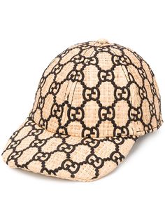 Gucci бейсбольная кепка с вышитым узором GG
