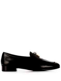 Giuseppe Zanotti лоферы с металлическим декором