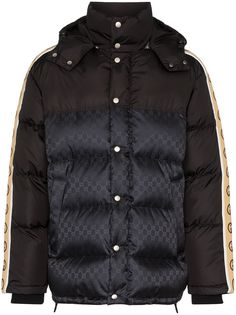 Gucci пуховик с узором GG