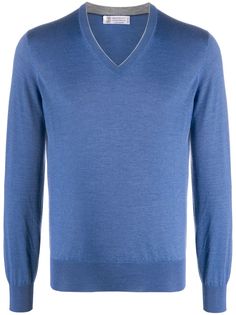 Brunello Cucinelli джемпер с V-образным вырезом