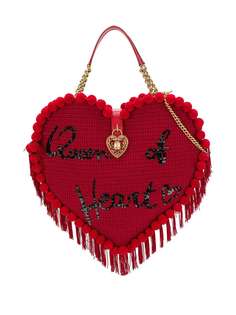 Dolce & Gabbana вязаная крючком сумка My Heart