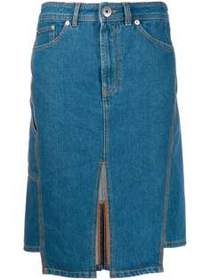 LANVIN джинсовая юбка с разрезом