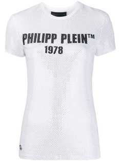 Philipp Plein футболка кроя слим TM с заклепками