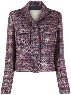 Marco De Vincenzo твидовый жакет с нагрудными карманами